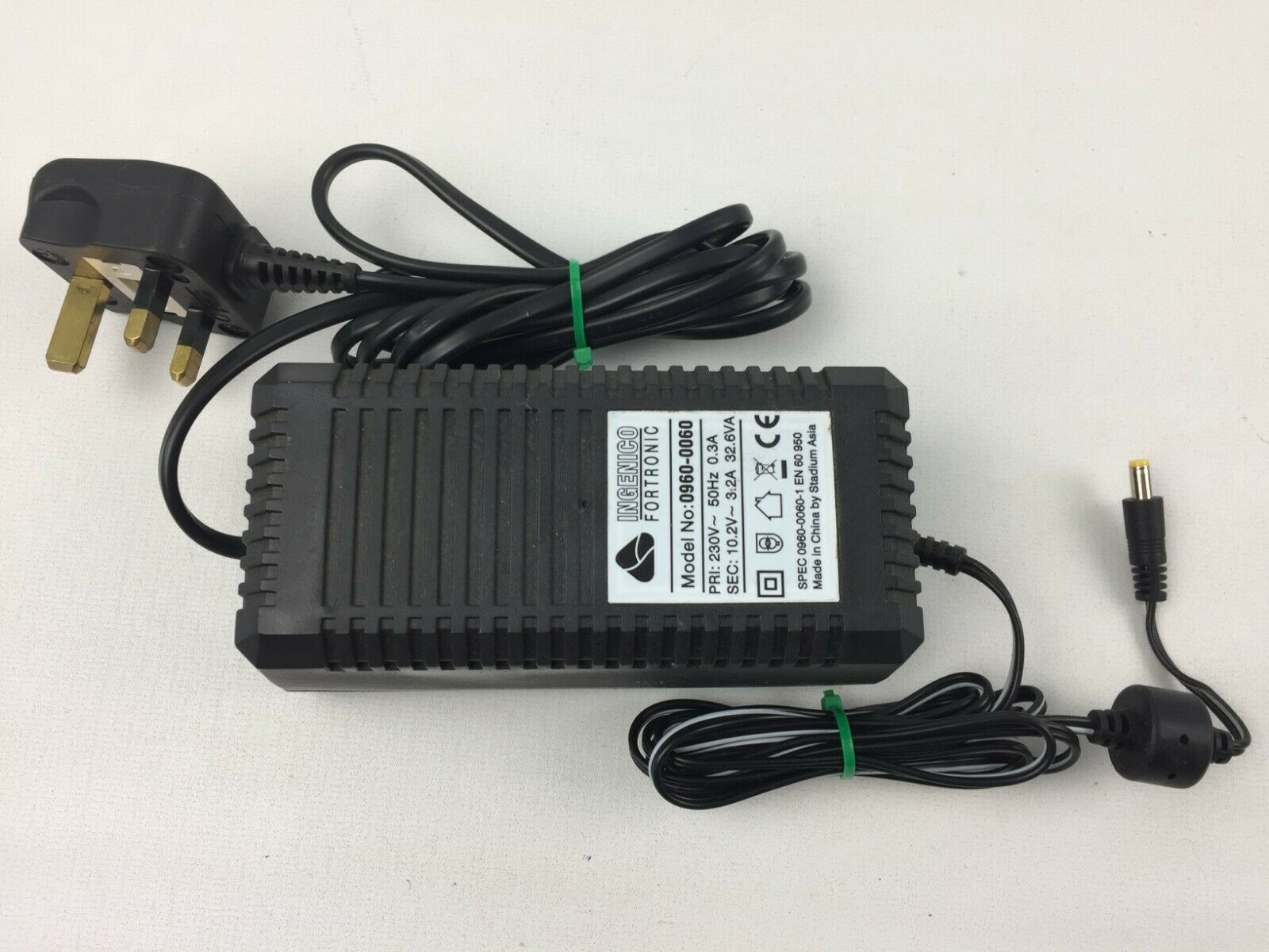 New INGENICO FORTRONIC 0960-0060 Power Supply 10.2V 3.2A 32.6VA ac adapter - Click Image to Close